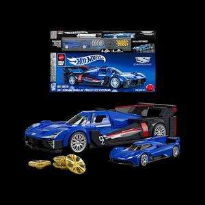 Игрушки и игровые наборы Hot Wheels Brick Shop Cadillac Project Gtp Hypercar Building Set
