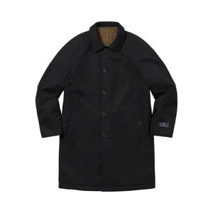 Пальто Supreme Двустороннее пальто в елочку 'Черный'