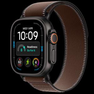 Apple Watch Ultra 4 49 мм, GPS + Cellular, титан, Black, ремешок Dark Umber Trail Loop