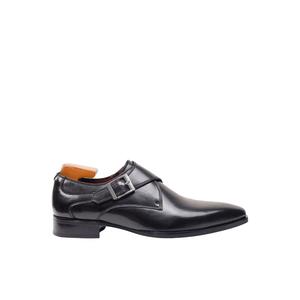 Бизнес-туфли на монк-стрейп из кожи Leather Monk Strap Shoes MK5009-3