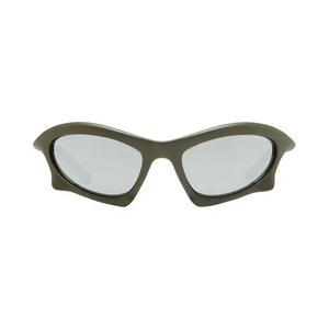 Balenciaga Bat Rectangle Sunglasses «Gunmetal/Серебро»