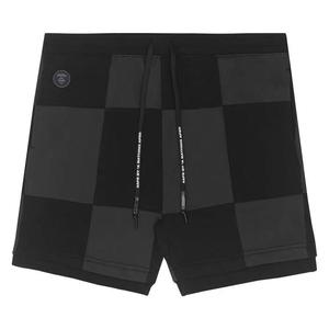 AAPE Moonface Check Sweat Shorts 'Черный'