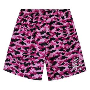 Низы Anti Social Social Club Pixel Camo Short 'Pink'