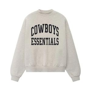 Крюнеки Fear of God Essentials Dallas Cowboys Camp Crewneck Boxy Fit 'Светлый меланж'