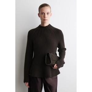 PEPLUM МЕРИНОСОВЫЙ ШЕРСТЯНОЙ ДЖЕМПЕР