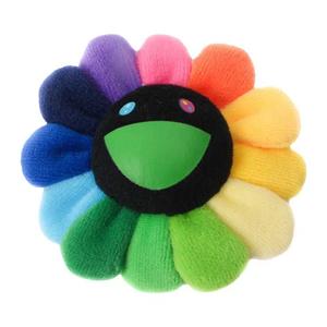 Плюшевые игрушки Takashi Murakami Flower Plush Pin 'Rainbow/Black'