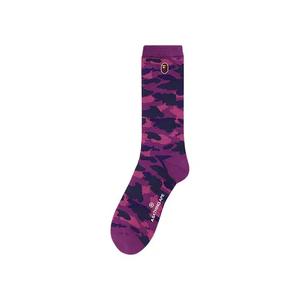 Носки и колготки BAPE Color Camo Ape Head One Point Socks 'Purple'
