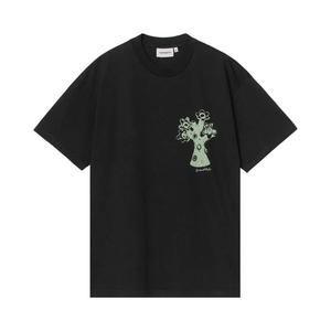 Футболки с коротким рукавом Carhartt WIP Short-Sleeve Forma T-Shirt 'Heavy Stone Wash Black'