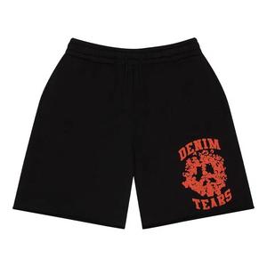 Denim Tears Джинсовые университетские шорты 'Черный'