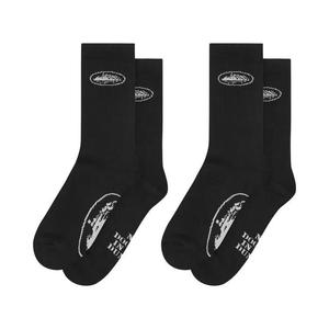 Носки и колготки Corteiz 2 Pack Alcatraz Socks 'Black'