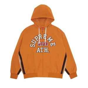 Толстовки Supreme Appliqué Hooded Track Jacket 'Orange'