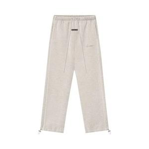 Спортивные штаны Fear of God Essentials Relaxed Fleece Sweatpant With Piping 'Heather Stone/Cloud White'