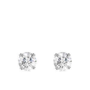 Серьги-гвоздики Windsor из белого золота с бриллиантами