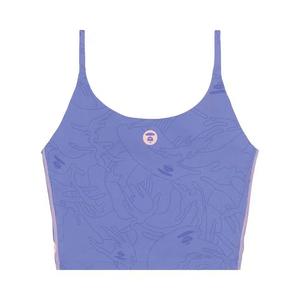 Спортивные бюстгальтеры AAPE Moonface Patterned Bra Top 'Purple/Multi'