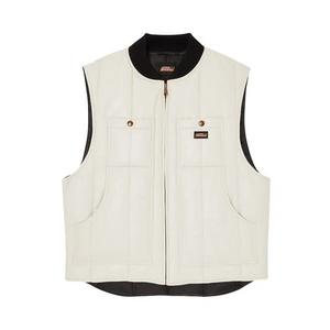 Жилеты Supreme x Dickies Leather Work Vest 'White'