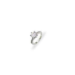MJ Jewellery кольцо из серебра 925 пробы SC517 с родиевым покрытием