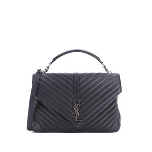 Большая сумка на плечо Classic Monogram College Bag Matelasse Chevron Leather