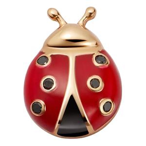 Подвеска ladybird из розового золота