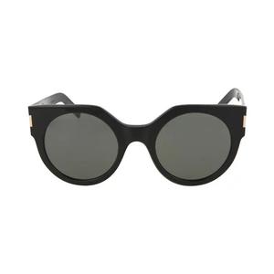 Saint Laurent круглые солнцезащитные очки «Черный»