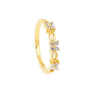 HABIB CHIC | Кольцо с круглым бриллиантом в желтом золоте 375/9K 267561223 (YG)