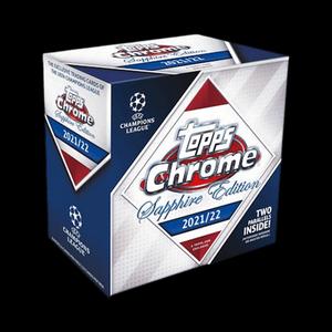 Спортивные карточки 2021-22 Topps Chrome UEFA Champions League Sapphire Edition Футбольная коробка