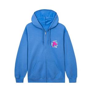 Толстовки на молнии Anti Social Social Club A Is For Zip Hoodie 'Blue'