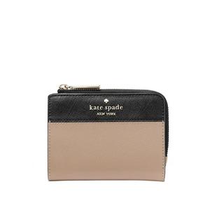 Маленький L-образный кошелек на молнии Madison Colorblock - Жареный орех/Мульти