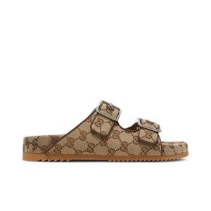 Сланцы Gucci Slide Sandal Strap 'Beige Monogram'