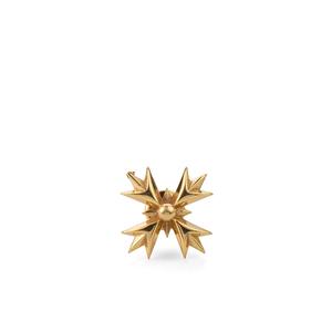 Позолоченная серьга Crest