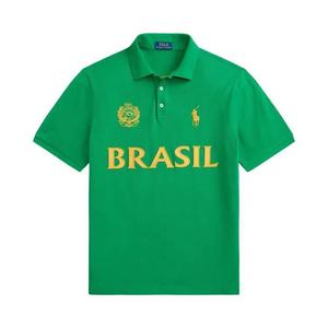 Поло Polo Ralph Lauren Brazil с коротким рукавом из сетки 'Cruise Green'