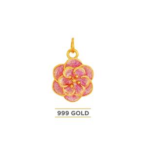 Кулон HABIB 999/24K из желтого золота (Цветок) 9GP01100425