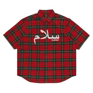 Фланелевые рубашки Supreme x UNDERCOVER Short-Sleeve Flannel Shirt 'Красная клетка'