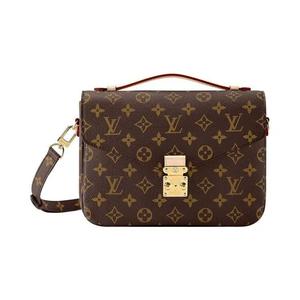 Сумки с верхней ручкой Louis Vuitton Pochette Metis 'Brown Monogram Canvas'