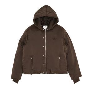 Пуховики Courrèges AC Nylon Hooded Manteau 'Coffee'