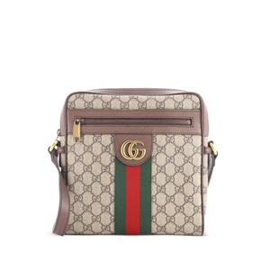 Маленькая сумка через плечо Ophidia Messenger Bag из канваса с узором GG