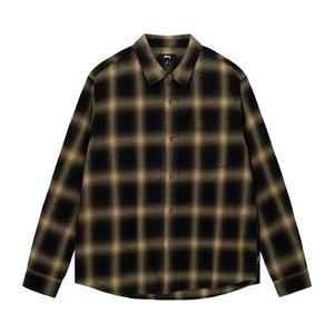Фланелевые рубашки Stussy Pete Plaid 'Горчичный'