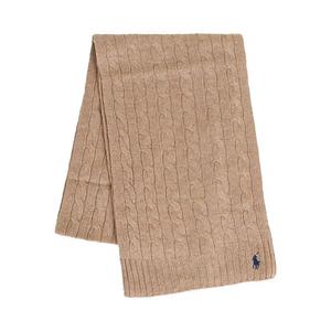 Шарфы Polo Ralph Lauren Wool Cashmere Classic Cable Scarf 'Camel'