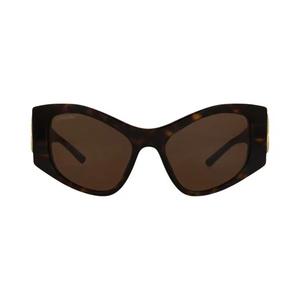 Balenciaga кошачий глаз из переработанного ацетата солнцезащитные очки 'Havana/Brown'