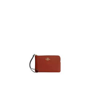 Кошелек-браслет Coach Corner Zip цвета Cinnamon CEL05
