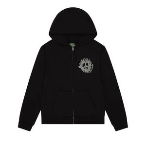 Толстовки на молнии Denim Tears Denim University Zip Hoodie 'Black'