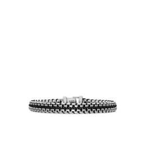 Серебряный браслет Woven Box Chain (10 мм)