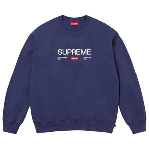 Свитеры Supreme Established Crewneck «Washed Navy»
