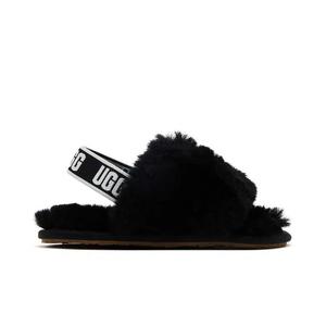 Слайды UGG Fluff Yeah Slide Toddler 'Black'