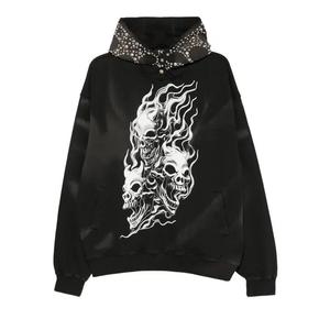 Худи Thug Club Hotheaded Riding Skull Hoodie «Black»