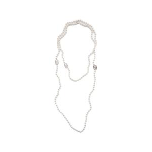 Колье Mega Pearl с цирконами