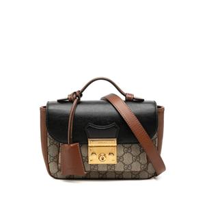 Сумка-сэтчел Mini GG Supreme and Calfskin Padlock Flap Pocket (2000-2015 годы)