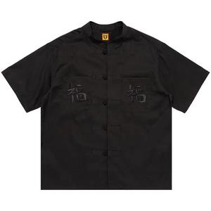 Рубашка на пуговицах Human Made China Short-Sleeve Shirt «Black»