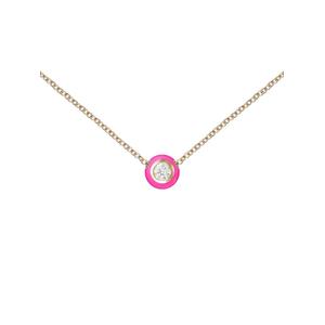 Колье Neon Pink Audrey из розового золота
