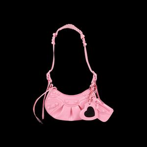 Сумки через плечо Balenciaga XS Le Cagole Faux Leather Shoulder Bag 'Сладкий розовый'