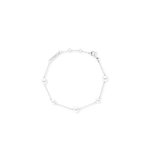 Браслет Pearl Step Bracelet Silver - унисекс браслет для женщин и мужчин из нержавеющей стали, браслет DW Official Authentic Original